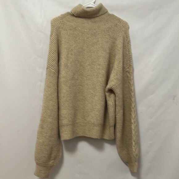 NWT BARDOT MAYA‎ CABLE KNIT SWEATER SIZE L - Picture 3 of 7